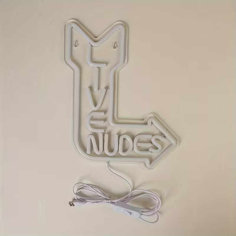 1PC USB Powered Live Nudes Shape Led Neon Lights for Bar Room Party