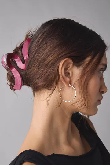 Marlowe Wave Resin Claw Clip