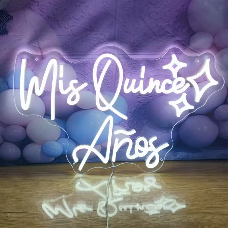 My 15th Birthday Neon Wall Decor Sign, LED Light for Parties, Christmas