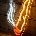 1pc Backboard Led Neon Light Cigarette, Line Switch 5V USB Powered, Multipurpose Decorative Wall Mounted Lights, USB Powered