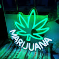 Chic Leaf Weed LED Neon Sign -USB Interface Electronic lamp USB