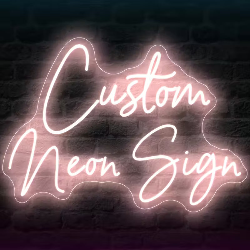 Vibrant Custom LED Neon Sign - Unique Personalized Wall Decoration with Easy Installation