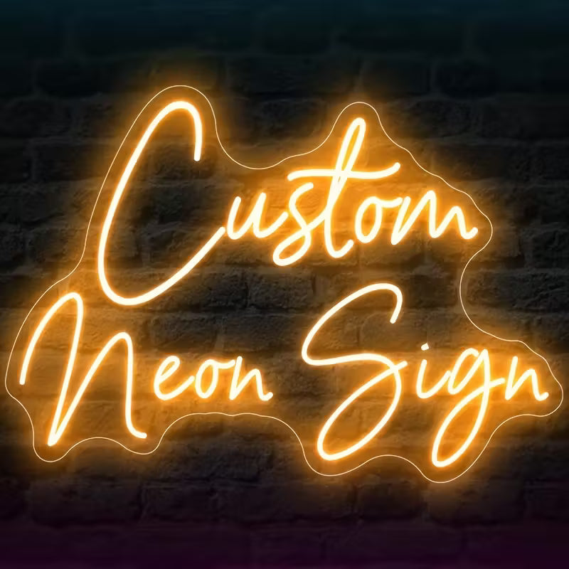 Vibrant Custom LED Neon Sign - Unique Personalized Wall Decoration with Easy Installation