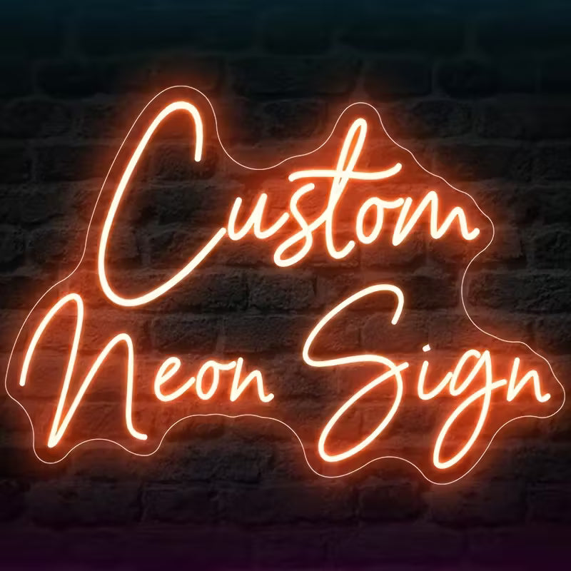 Vibrant Custom LED Neon Sign - Unique Personalized Wall Decoration with Easy Installation