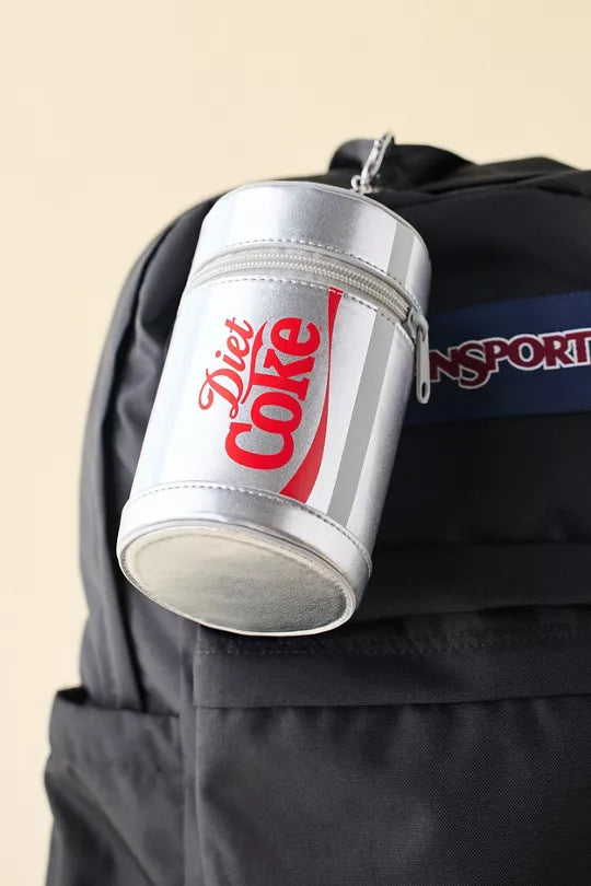 Coca-Cola Diet Coke Mini Cylinder Coin Purse Keychain