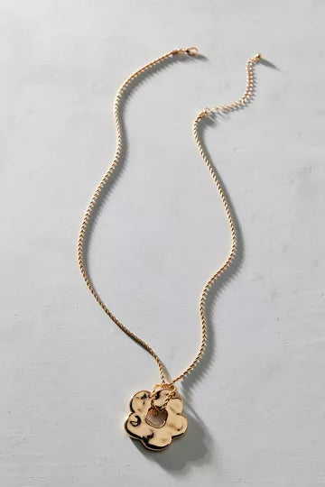 Milan Metal Pendant Necklace