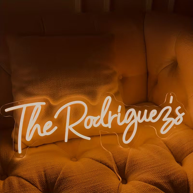Vibrant Custom LED Neon Sign - Unique Personalized Wall Decoration with Easy Installation