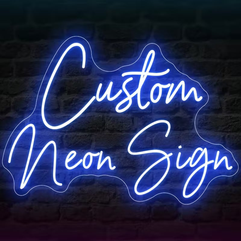 Vibrant Custom LED Neon Sign - Unique Personalized Wall Decoration with Easy Installation